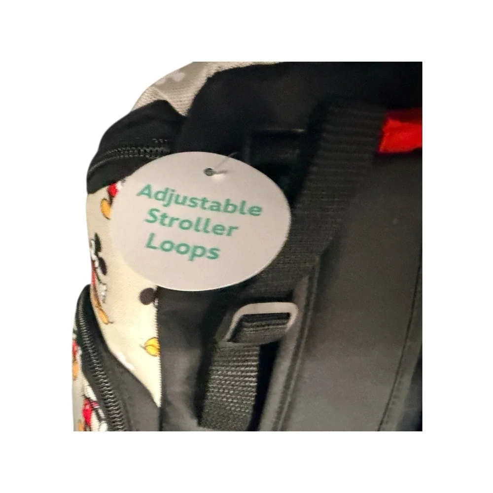 Disney Baby Mickey Mouse Diaper Bag Backpack with‎ Changing Pad 9 Pockets